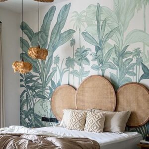 Tropical Canvas Wall Mural