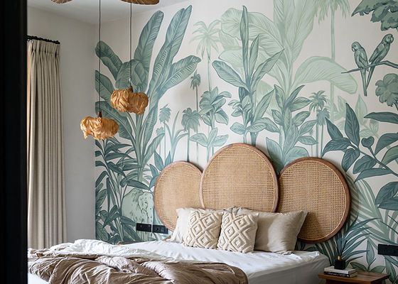 Tropical Canvas Wall Mural