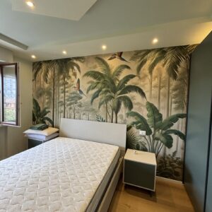 tropical wall canvas mural